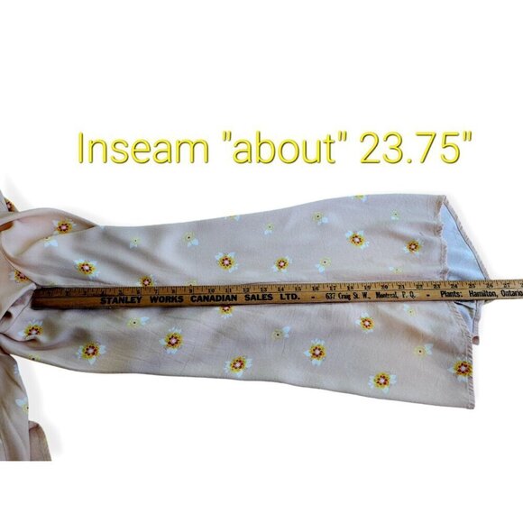 Free People Halter Jumpsuit Floral Stretch Waist XS - Picture 8 of 11